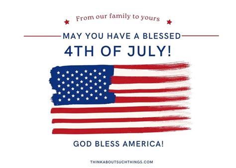 24 Beautiful 4th Of July Blessings Images And Quotes Think About Such