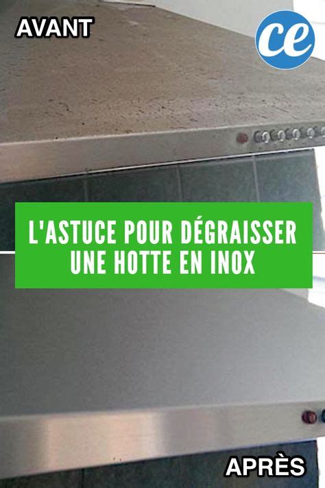 LAstuce Magique Pour Dégraisser une Hotte en Inox Facilement
