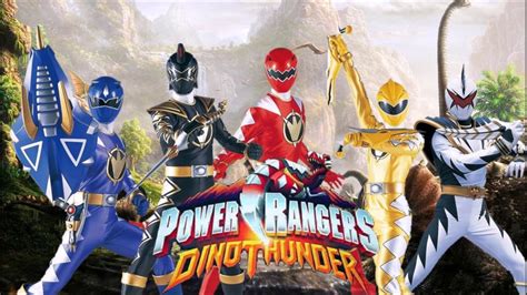 Power Rangers Dino Thunder Full Team Fan Art Youtube