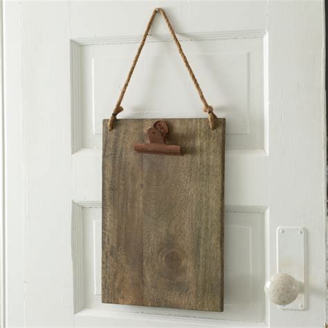 Wooden Hanging Clipboard Ctw Home Collection