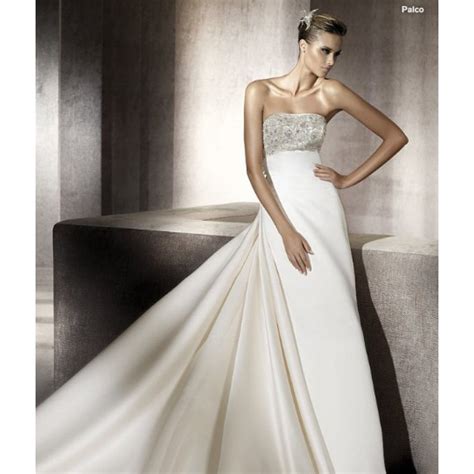Ivory Satin Wedding Dress Wedding And Bridal Inspiration