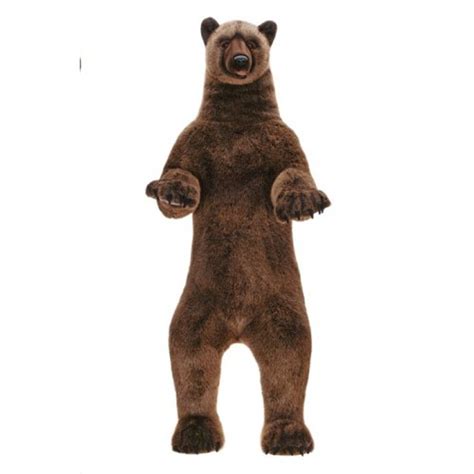 59 Brown Handcrafted Extra Soft Plush Grizzly Bear Stuffed Animal