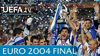 UEFA EURO 2004 final: Greece 1-0 Portugal highlights - YouTube