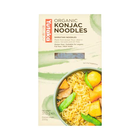 Yutaka Organic Konjac Noodles 200g Buy Online At Sous Chef Uk