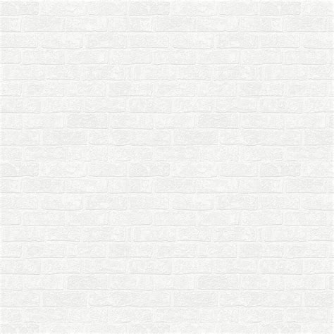 Paintable Brick By Superfresco Paintable Paintable White Wallpaper