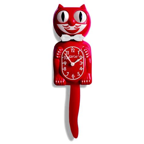 Classic Kit Cat Klock Scarlet Red Bc 42 Kit Cat Clock The Original