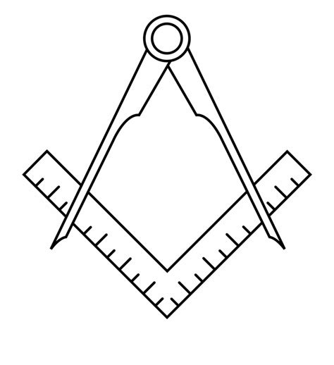 Square And Compass Masonic Symbols Clip Art Library