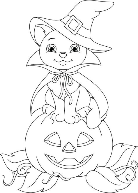 Https://tommynaija.com/coloring Page/halloween Cat Coloring Pages
