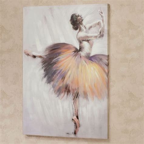 Graceful Ballerina Canvas Wall Art