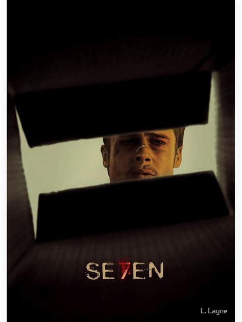 Se7en Movie Artwork Whats In The Box Sticker For Sale By