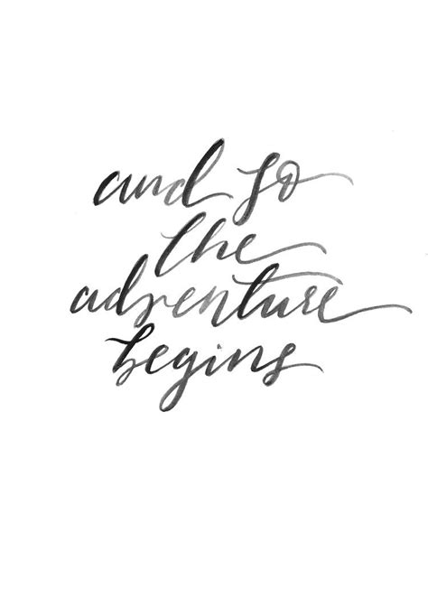 Our favorite marriage adventure quotes. Adventure Begins Print | Vows quotes, Adventure quotes ...