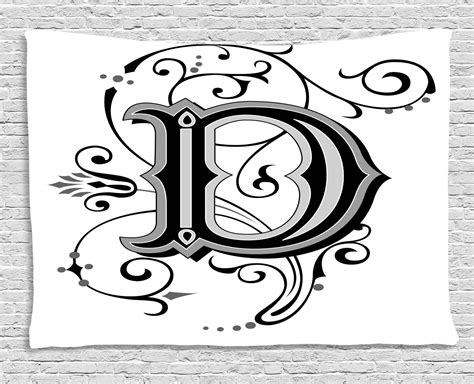 See more ideas about initials, types of lettering, illuminated letters. Letter D Tapestry, Initial Letter from Medieval Scrolls ...