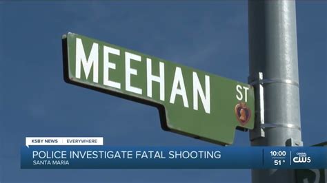 Police Investigating Fatal Shooting In Santa Maria Youtube