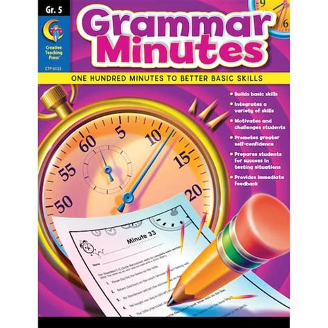 Creative Teaching Press® Grammar Minutes Workbook Grade 5 Michaels