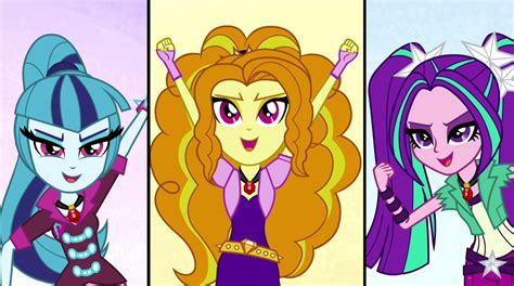Image The Dazzlings Singing Together Eg2png My Little Pony