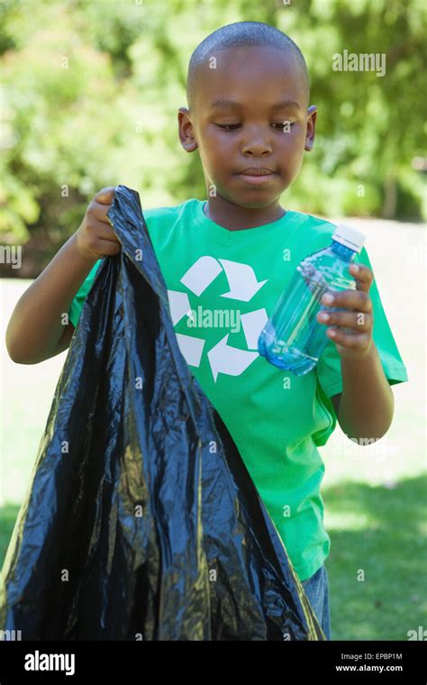 Boy Holding Trash Bag Hi Res Stock Photography And Images Alamy