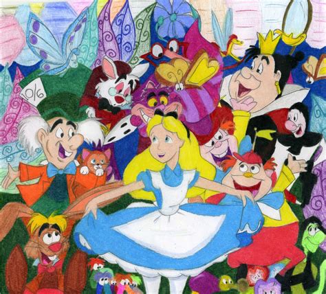 48 Disney Alice In Wonderland Wallpaper