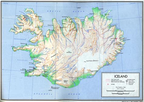 Mapa Islandu Ck Mundo