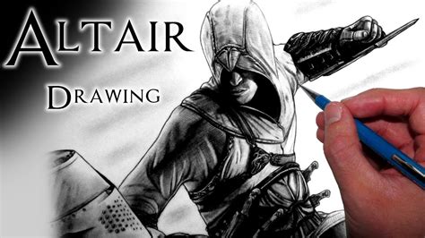 Altair Drawing Assassin S Creed Fan Art Time Lapse Youtube