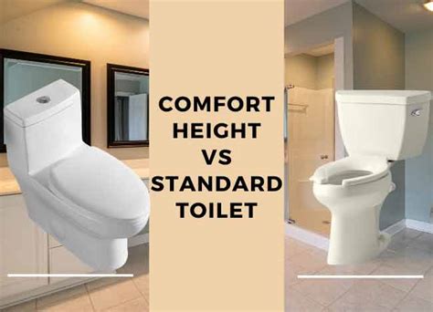 Comfort Height Vs Standard Toilet Which Type Of Toilet Is Worth To Buy