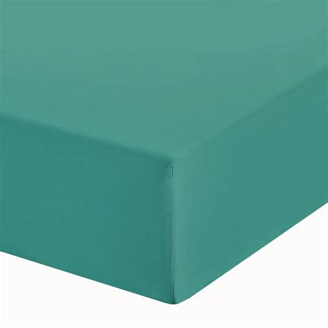 Teal Fitted Sheet Teal Bedding Single Double King Fully Elasticated