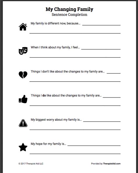 Counseling Child Therapy Worksheets Kidsworksheetfun