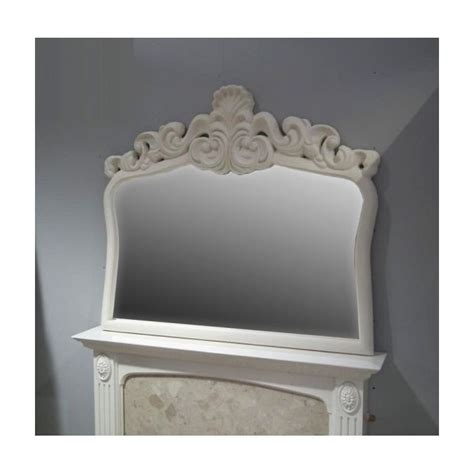 Ornate Overmantle Antique French Style Mirror