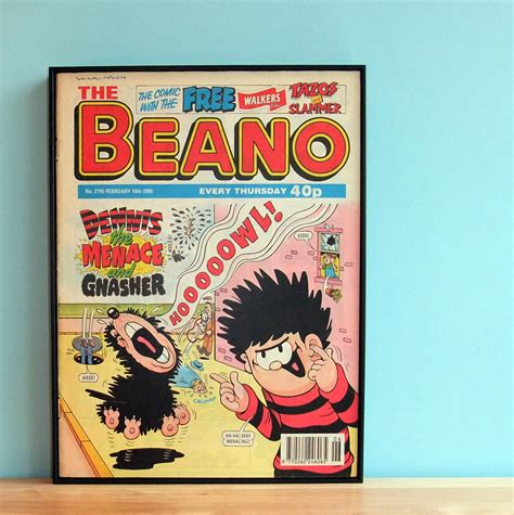 Comic Book Art Beano Or Dandy Front Cover In Eco Friendly