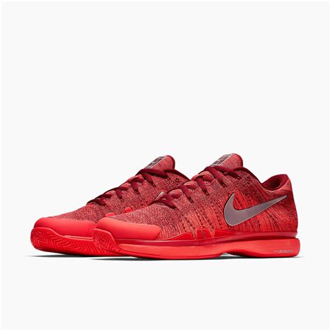 Nike Mens Zoom Vapor 95 Rf Flyknit Tennis Shoes Red