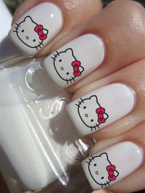 Hello Kitty Nail Art Design Cutmaxi