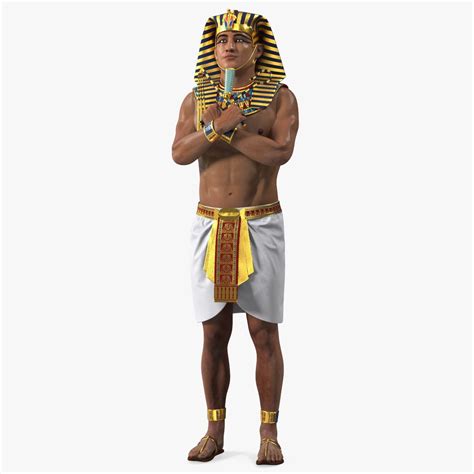 egyptian pharaoh rigged 3d model 199 max free3d