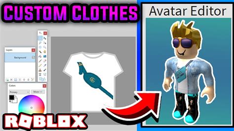 How To Make Your Own Custom Clothes Roblox Youtube