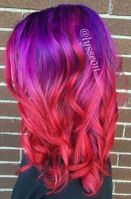 20 Purple And Red Hair