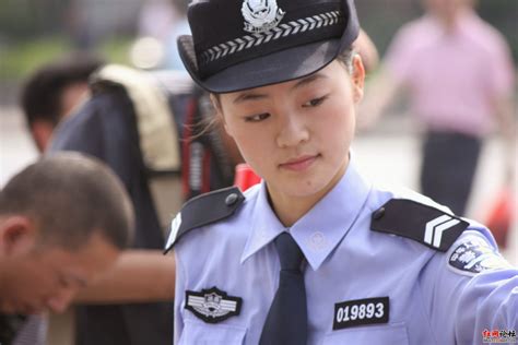 Chinese Female Police Uniform