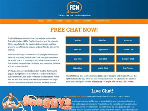 FreeChatNow FreeChatNow Com Snaggys Best Porn Sites