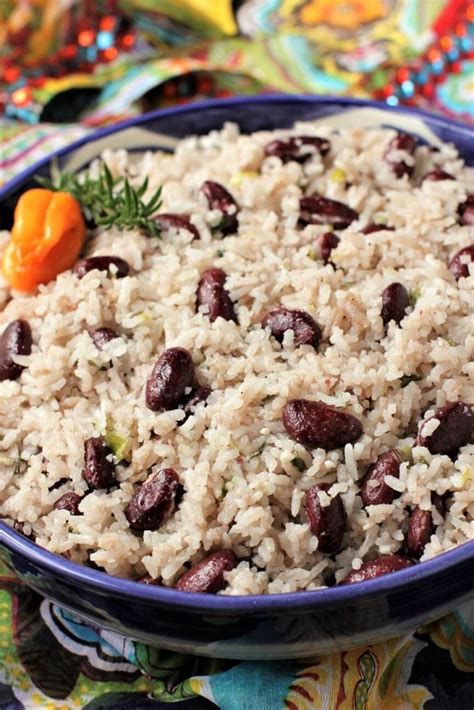 Jamaican Rice And Peas Coconut Rice And Red Beans Kitchen Frau