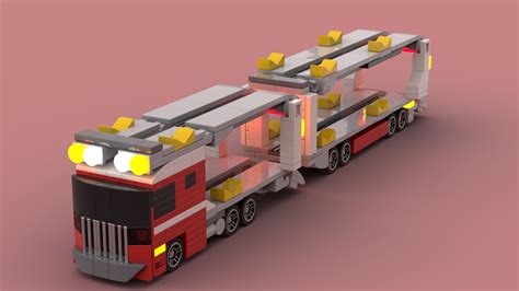 Lego Moc Car Transporter 155 By Mobilox Studios Rebrickable