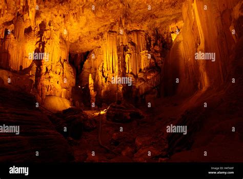Limestone Cave Decorations Stock Photo Alamy