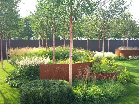 Love The Corten Steel Integration In This Gardenthe Coloring Is A