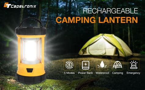 Camping Lantern 3000lm Bright Camping Lights 4400mah Power Bank