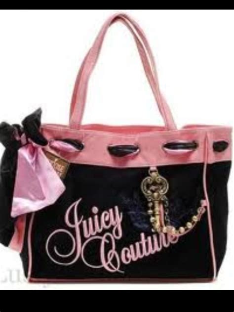 Pink Black Juicy Couture Handbags Juicy Couture Purse Fashion
