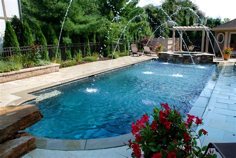 Check spelling or type a new query. Lap Pool with a Jumping Rock and Custom Spa | Residential ...