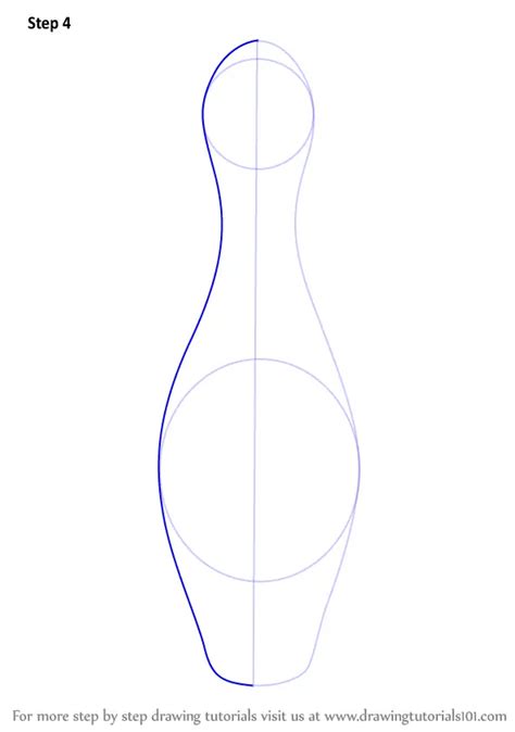 How To Draw A Bowling Pin Other Sports Step By Step