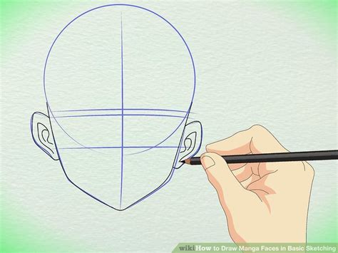 How To Draw Manga Faces In Basic Sketching With Pictures