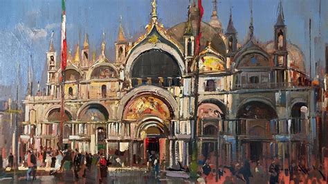 Basilica Di San Marco Venezia Painting By Vincenzo Aprile