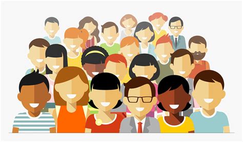 Community Social Group Illustration Group Of People Vector Png
