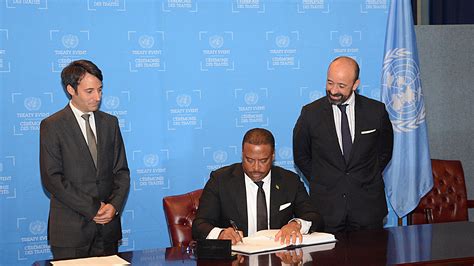 saint kitts and nevis signs the prohibition of nuclear weapons treaty ministry of foreign affairs