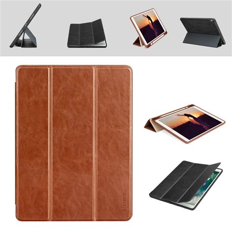 For Ipad Pro 105 Case Leather Slim Smart Cover With Pencil Holder Wake