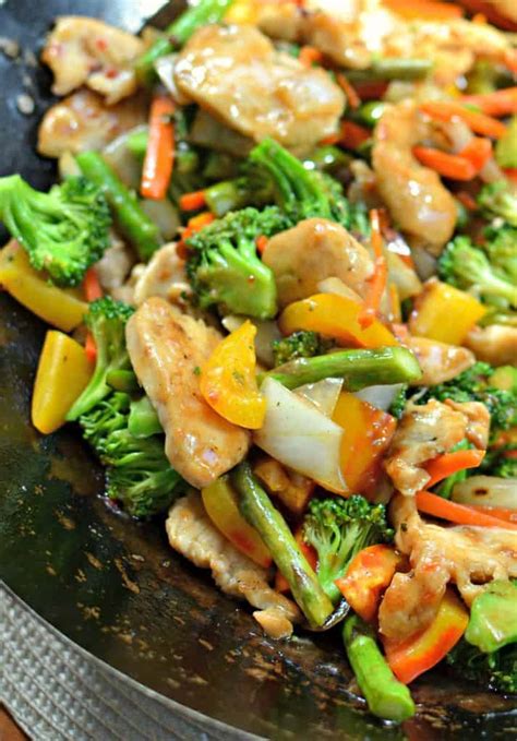 In fact if you were to meal prep this dish over the weekend it could be made in less than 10 minutes the night you're enjoying it. Easy Basic Chicken Stir Fry | Small Town Woman