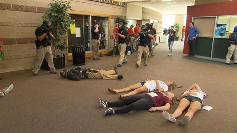 Police Practice Active Shooting Drill At Colorado High School Video